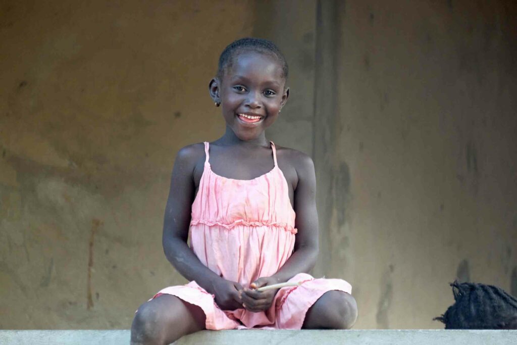 Lachendes Mädchen, Guinea-Bissau