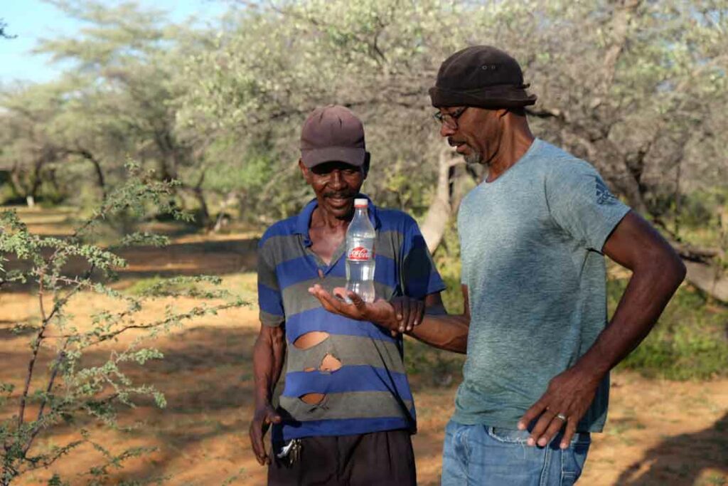Floyd Hambira mit Damara