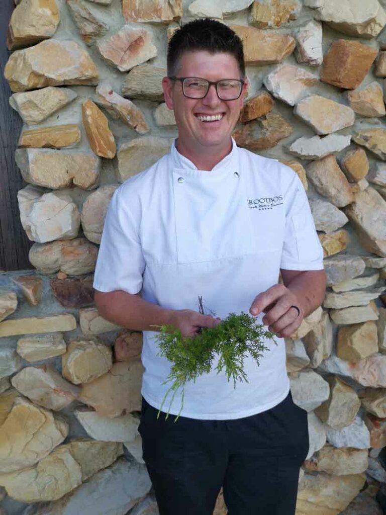 Benjamin Conradie, Küchenchef der Grootbos Lodge