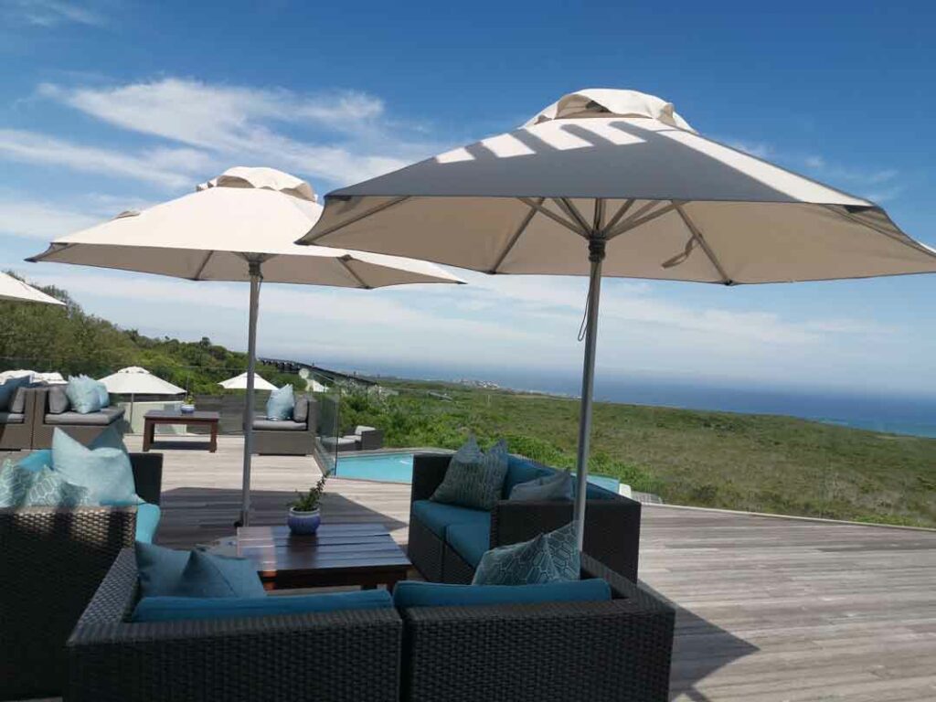 Badebereich der Grootbos Lodge, Südafrika
