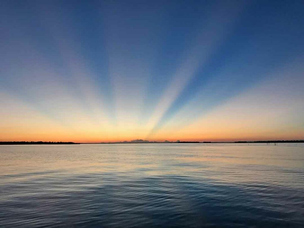 Sonnenuntergang am Kariba-See