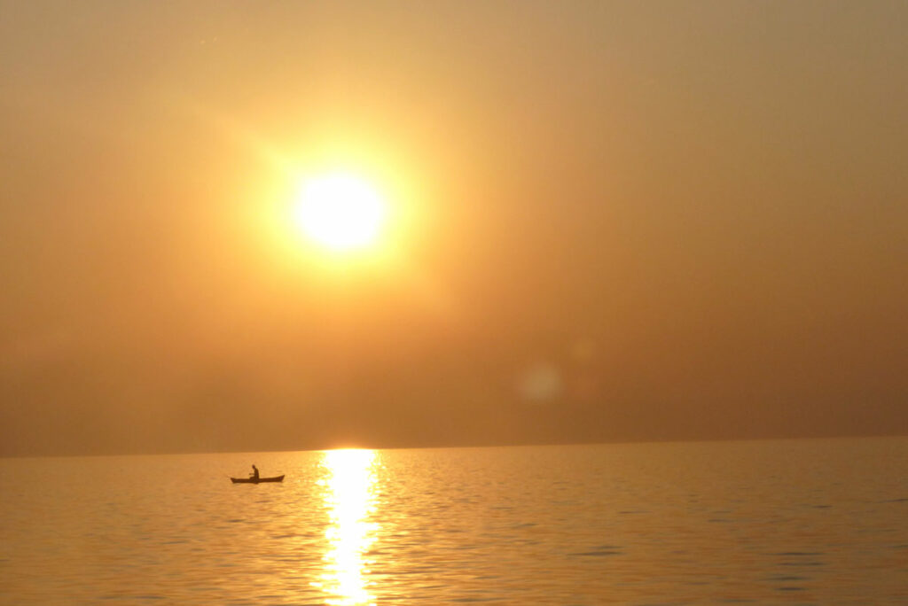 Fischer auf dem Malawisee, Malawi