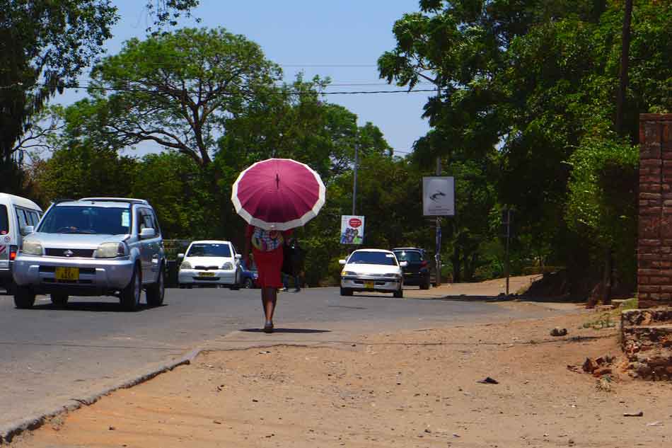 Straßenszene Malawi