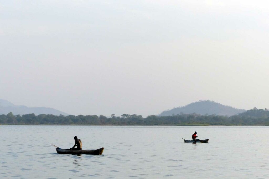 Zwei Fischer auf dem Malawisee