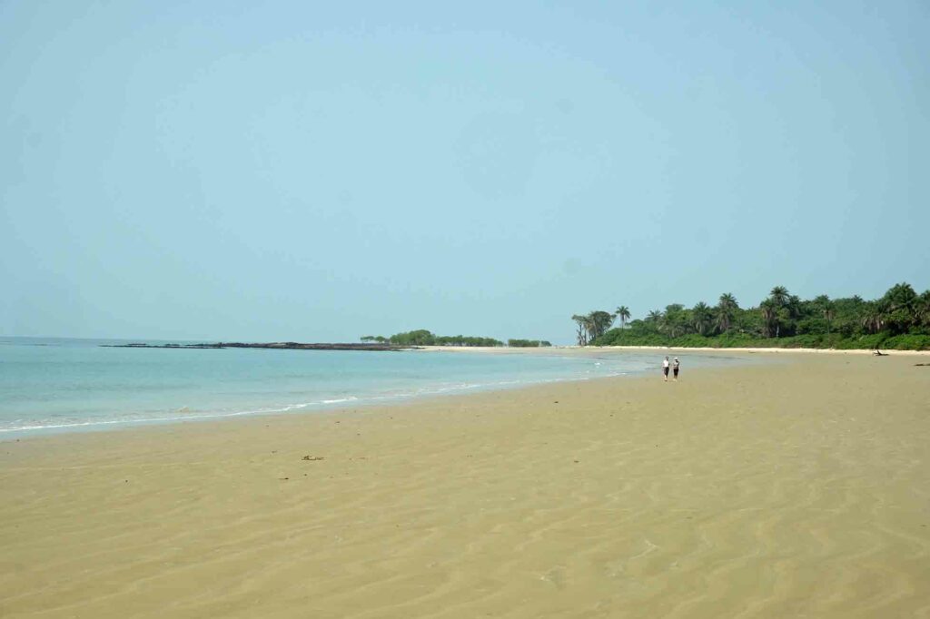 Strandszene in Guinea-Bissau