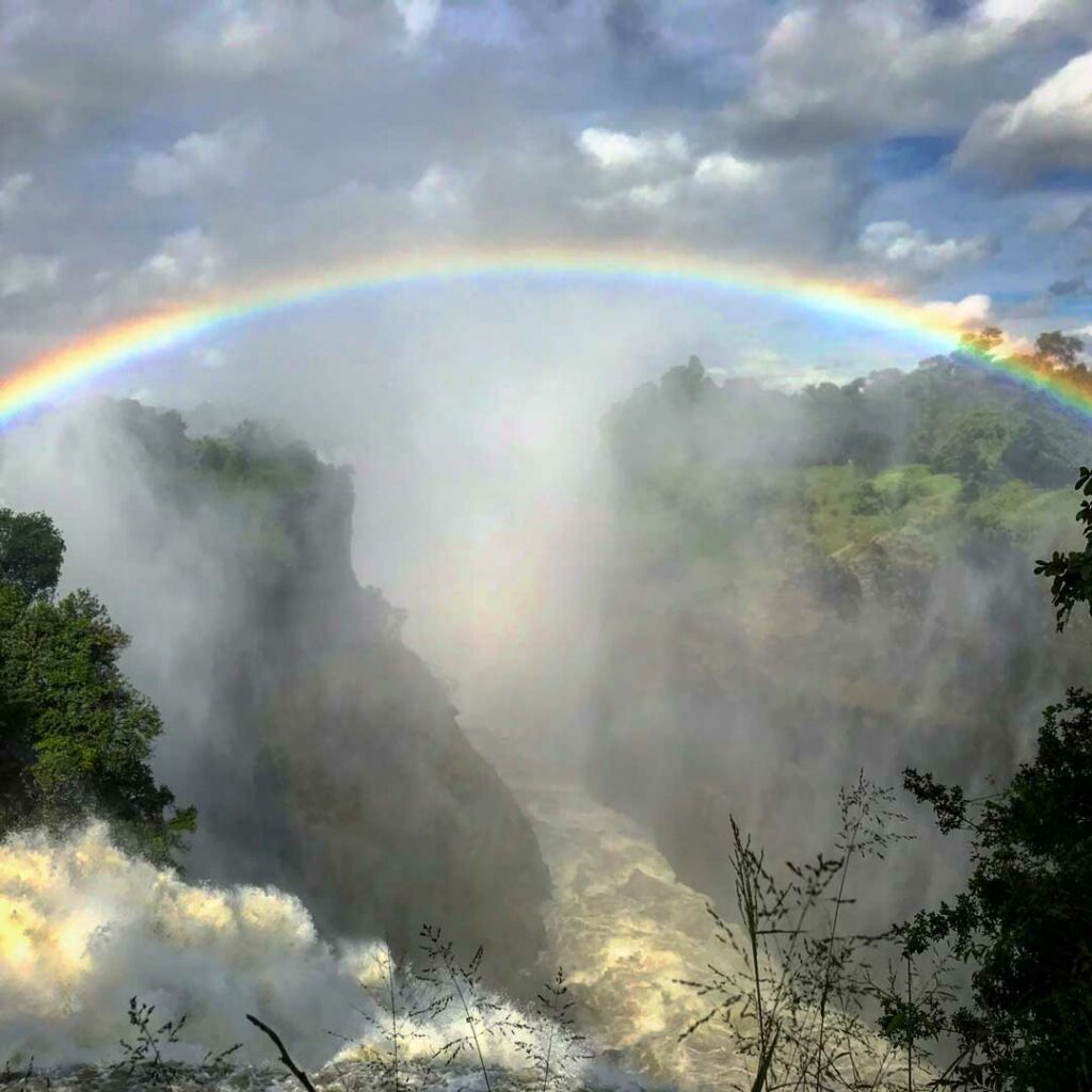 Regenbogen Victoriafälle