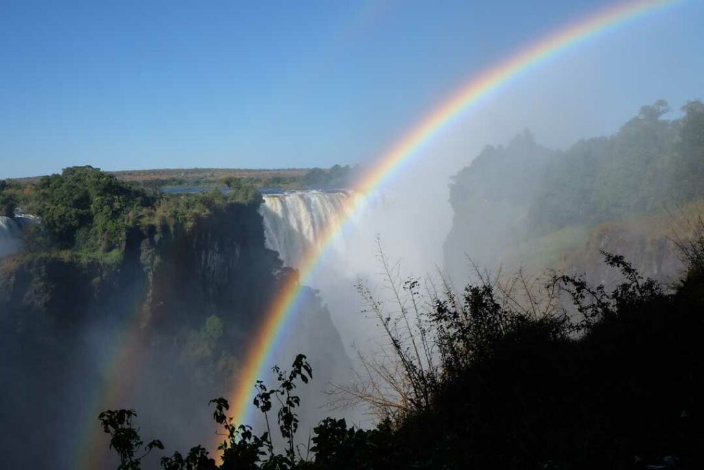 Regenbogen Victoriafälle
