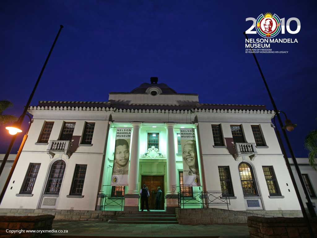 Frontansicht des Nelson Mandela Museums