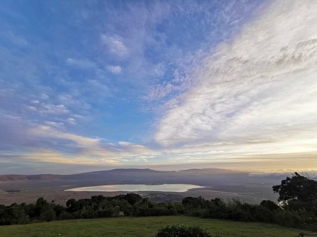 Blick auf den Ngorongoro Krater