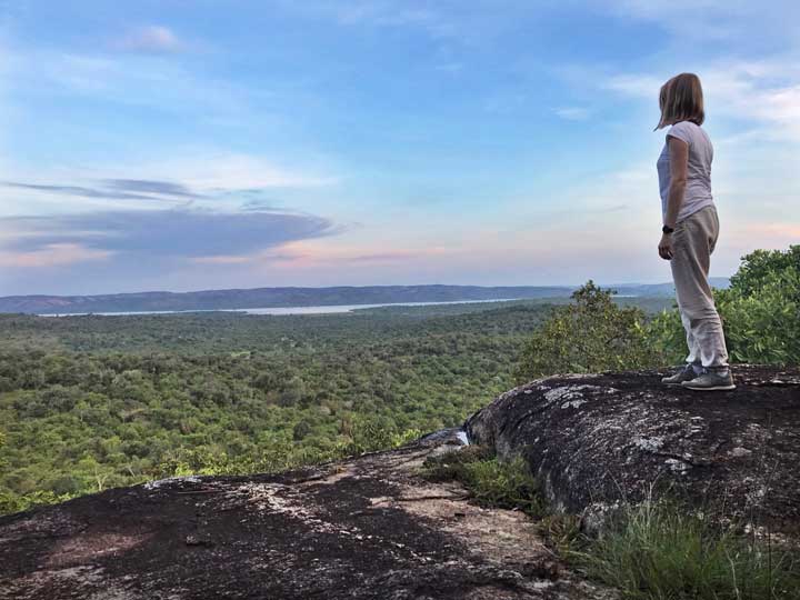 Panoramablick in Uganda