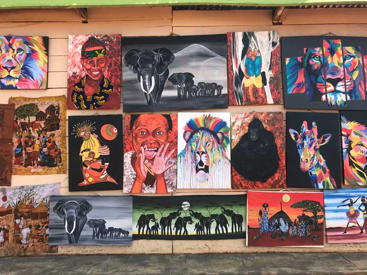 Kunst im Uganda Urlaub